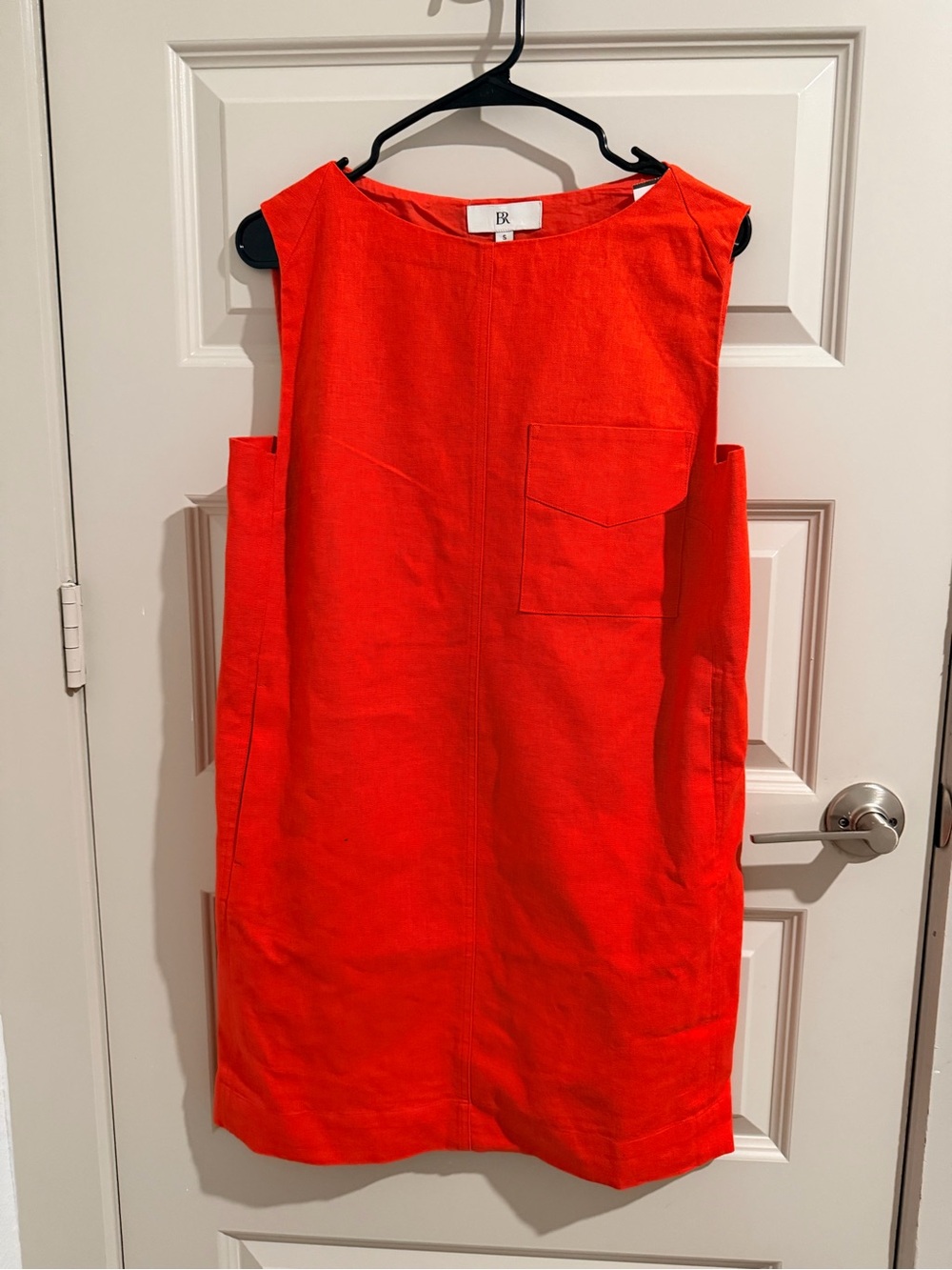 Banana Republic Red Sleeveless Shift Dress